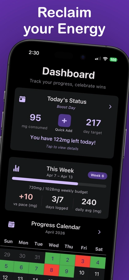 Coffee Quitter app screenshot 5