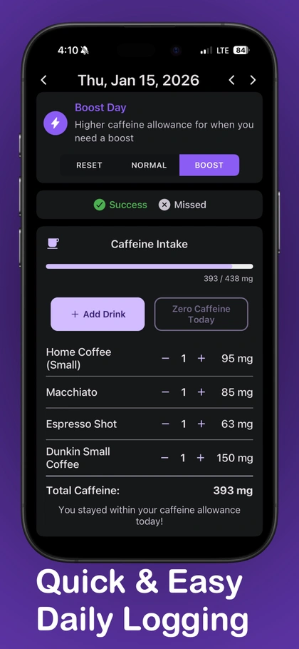 Coffee Quitter app screenshot 4