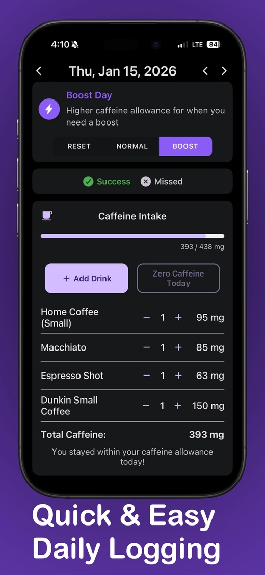 Coffee Quitter app screenshot 4