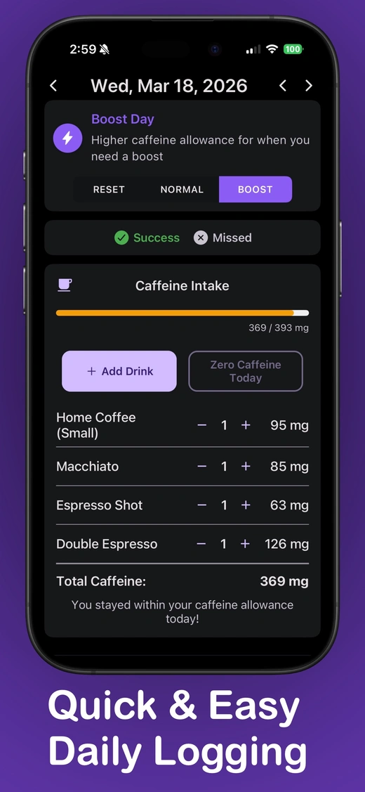 Coffee Quitter app screenshot 4