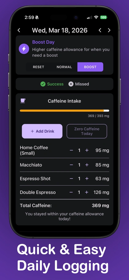 Coffee Quitter app screenshot 4