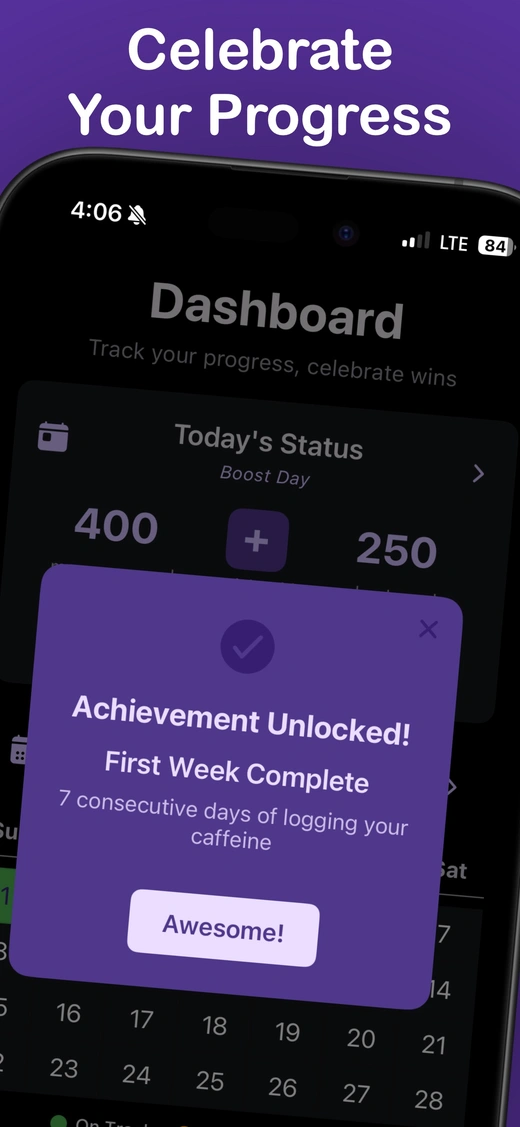Coffee Quitter app screenshot 1